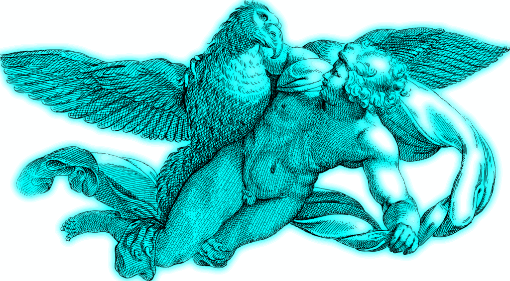 Ganymede carried away by Zeus, the Eagle