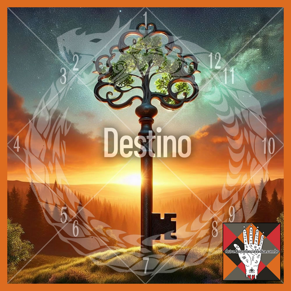 Destino Cármico Mostrado no Mapa Astral Védico