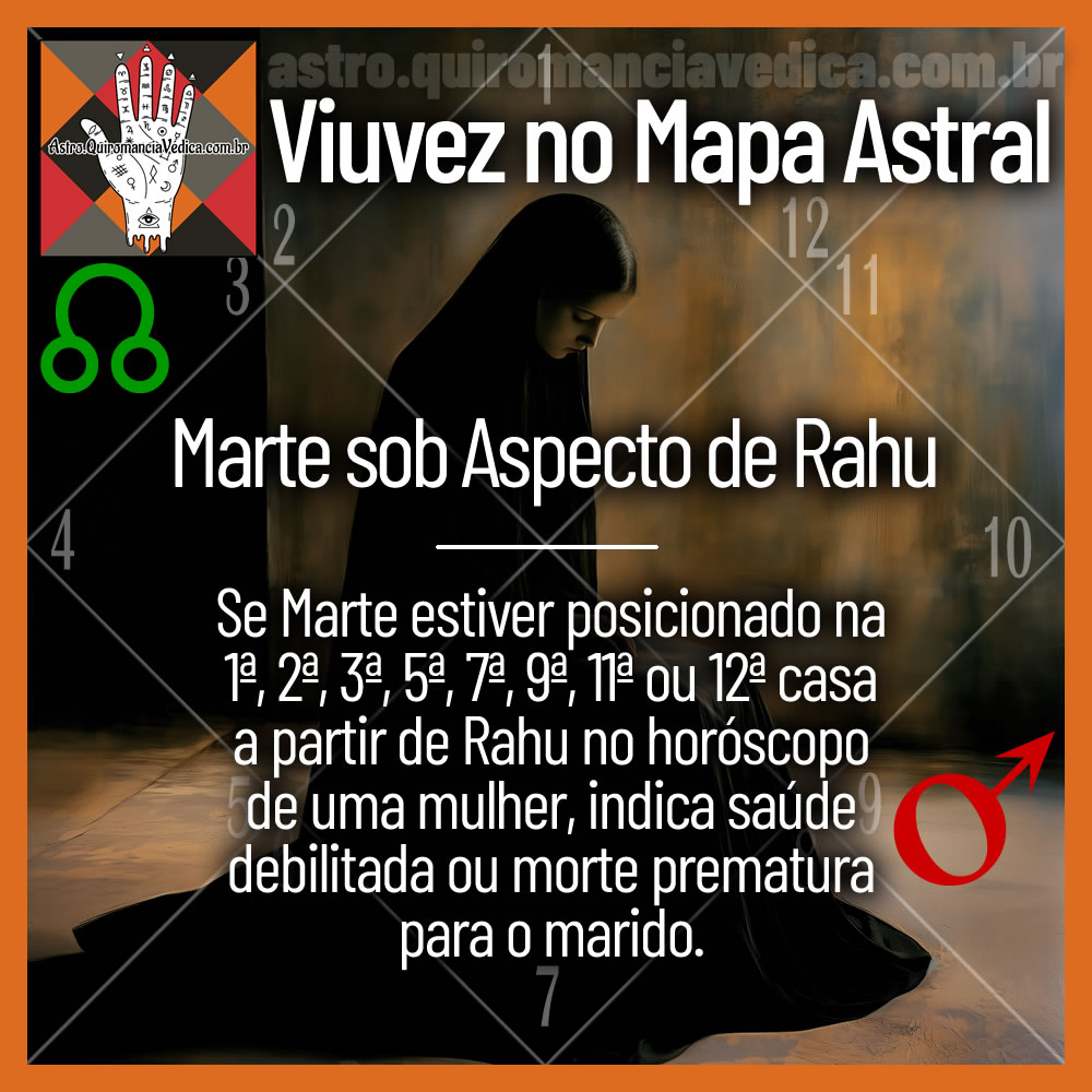 Viuvez no horóscopo de mulher